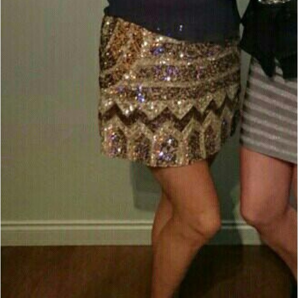 Club Monaco sparkle skirt - Picture 4 of 4